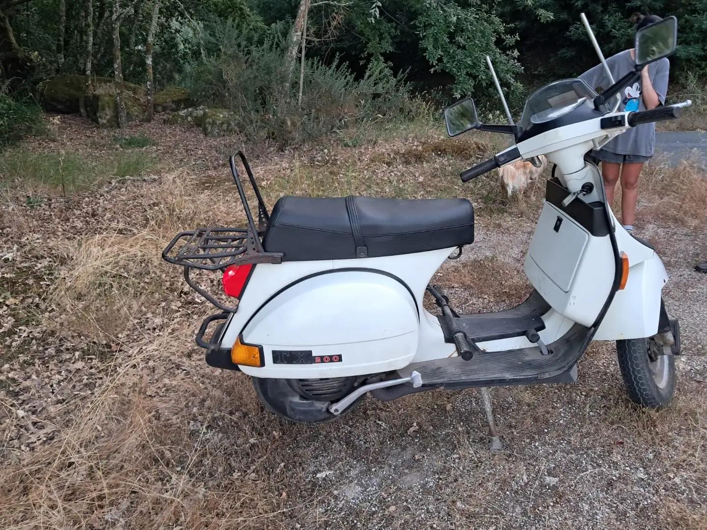 Vespa 200 Rally Tx200 Blanc - 1