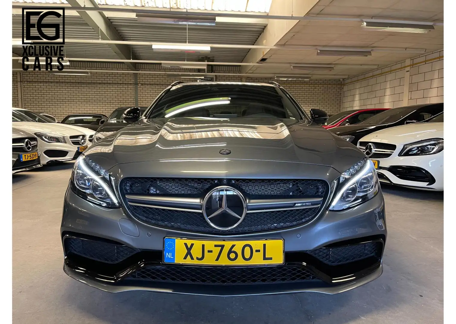 Mercedes-Benz C 43 AMG 4MATIC C63 Pano/Schaal/Burmester/HUD/360Cam 450PK Gris - 2