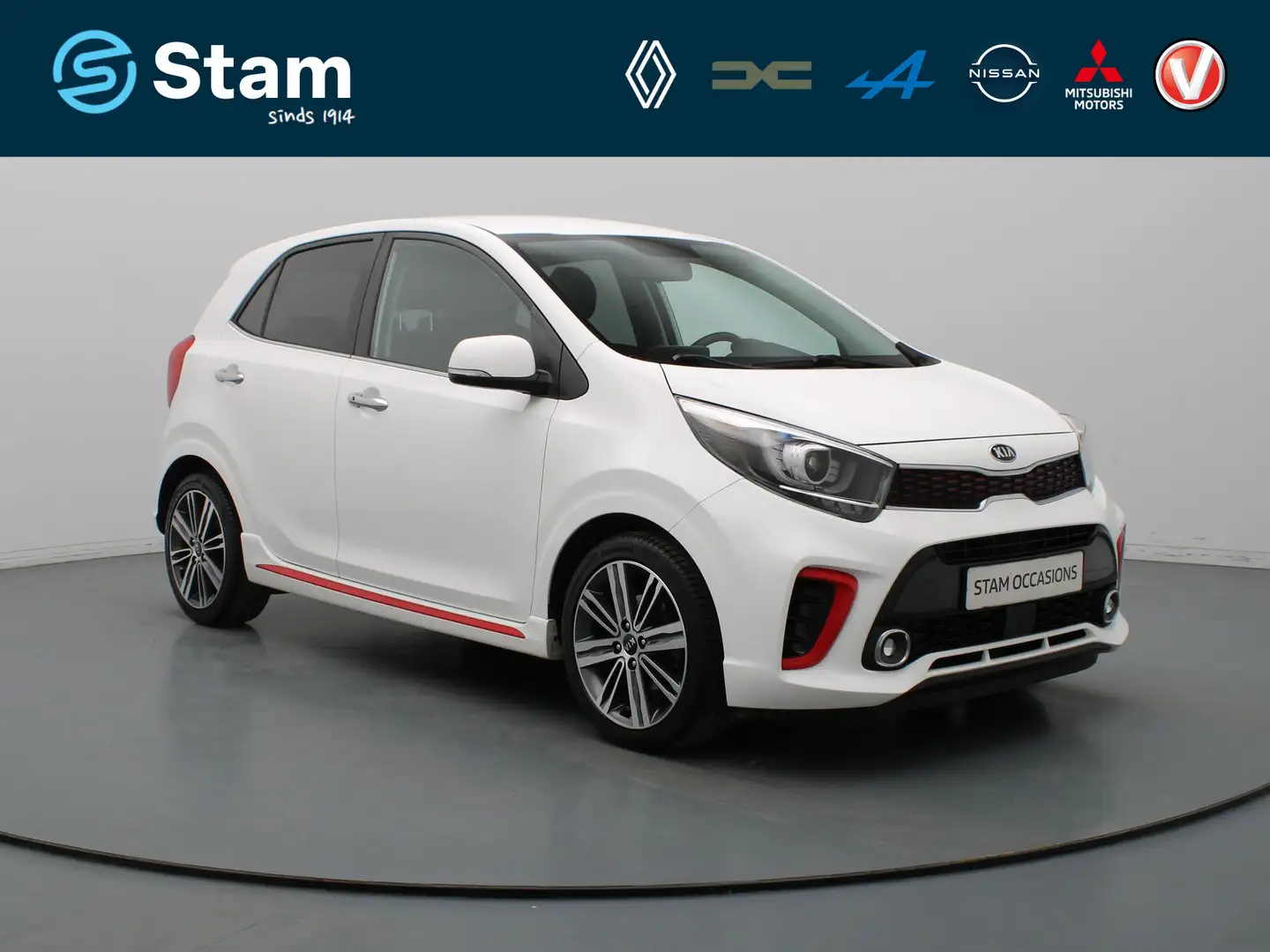 Kia Picanto 85pk CVVT GT-Line Camera | Cruise | Navi | Parkeer Wit - 1