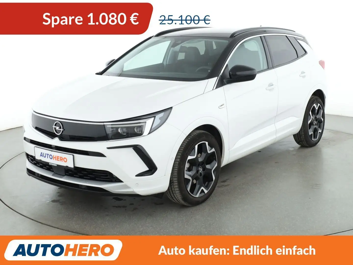Opel Grandland X 1.5 CDTI Ultimate Aut.*NAVI*LED*SPUR*CAM*SHZ* Weiß - 1