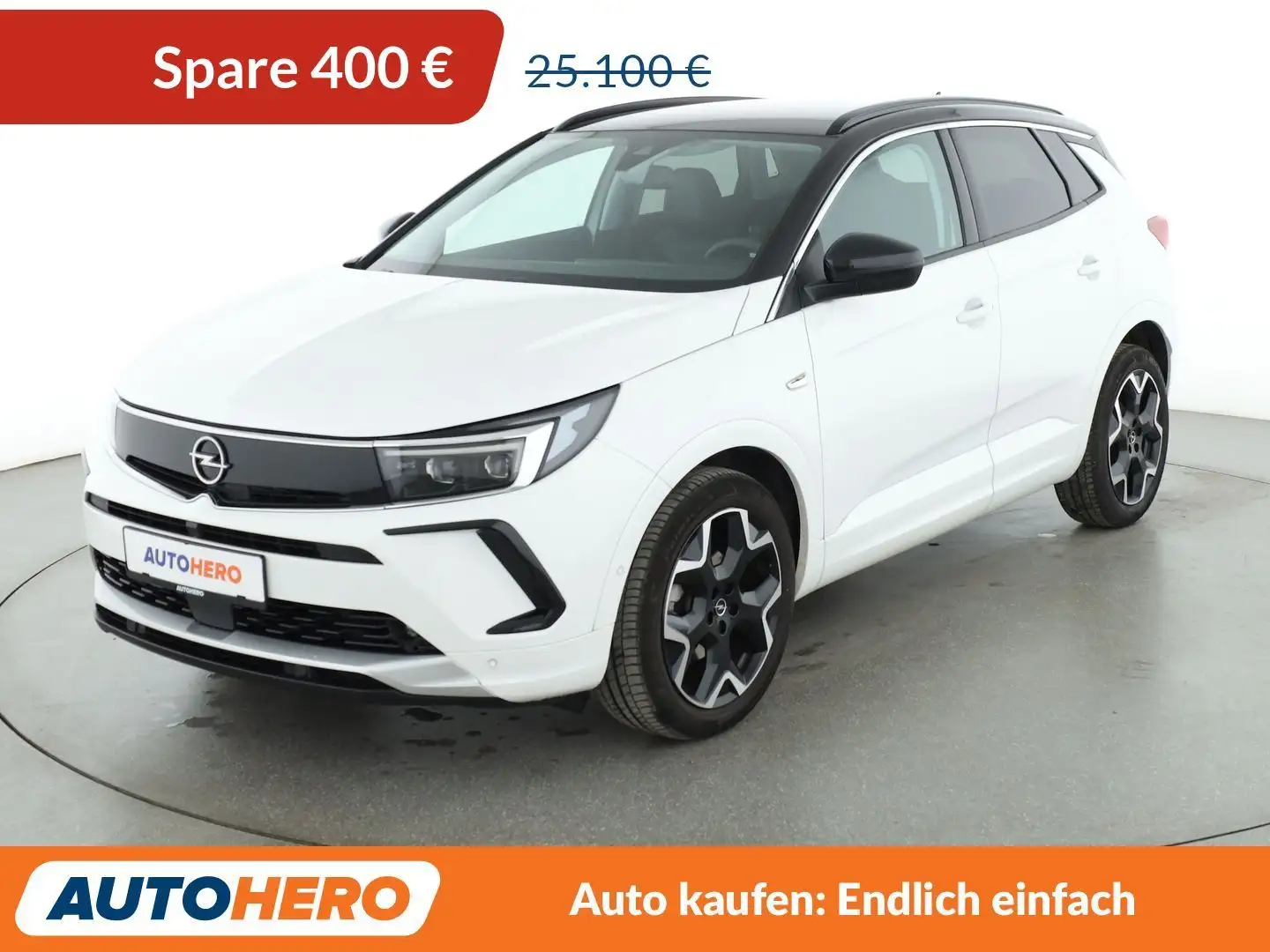 Opel Grandland X 1.5 CDTI Ultimate Aut.*NAVI*LED*SPUR*CAM*SHZ* Weiß - 1
