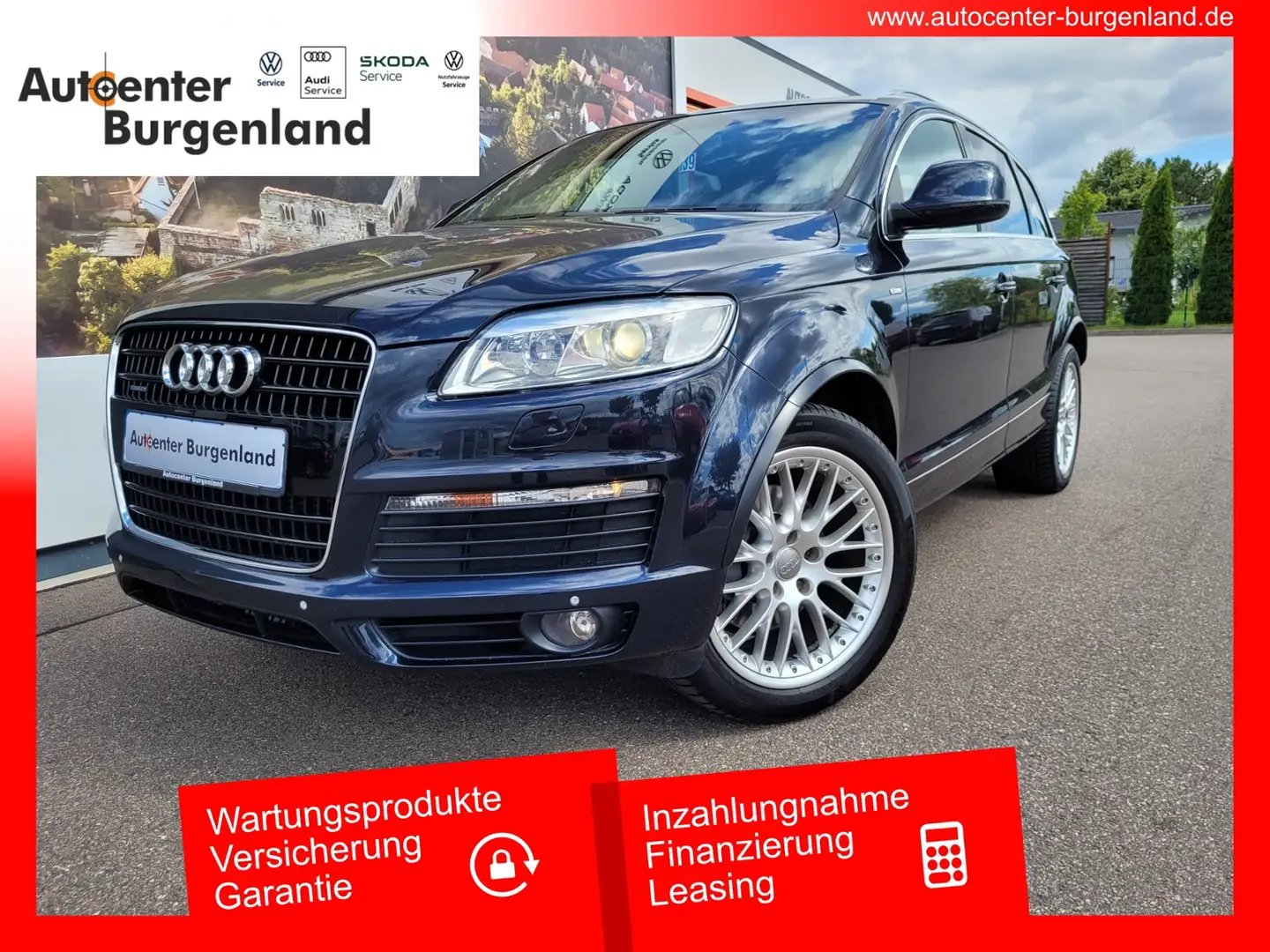 Audi Q7 4,2 FSI V8 quattro S-LIne Azul - 1