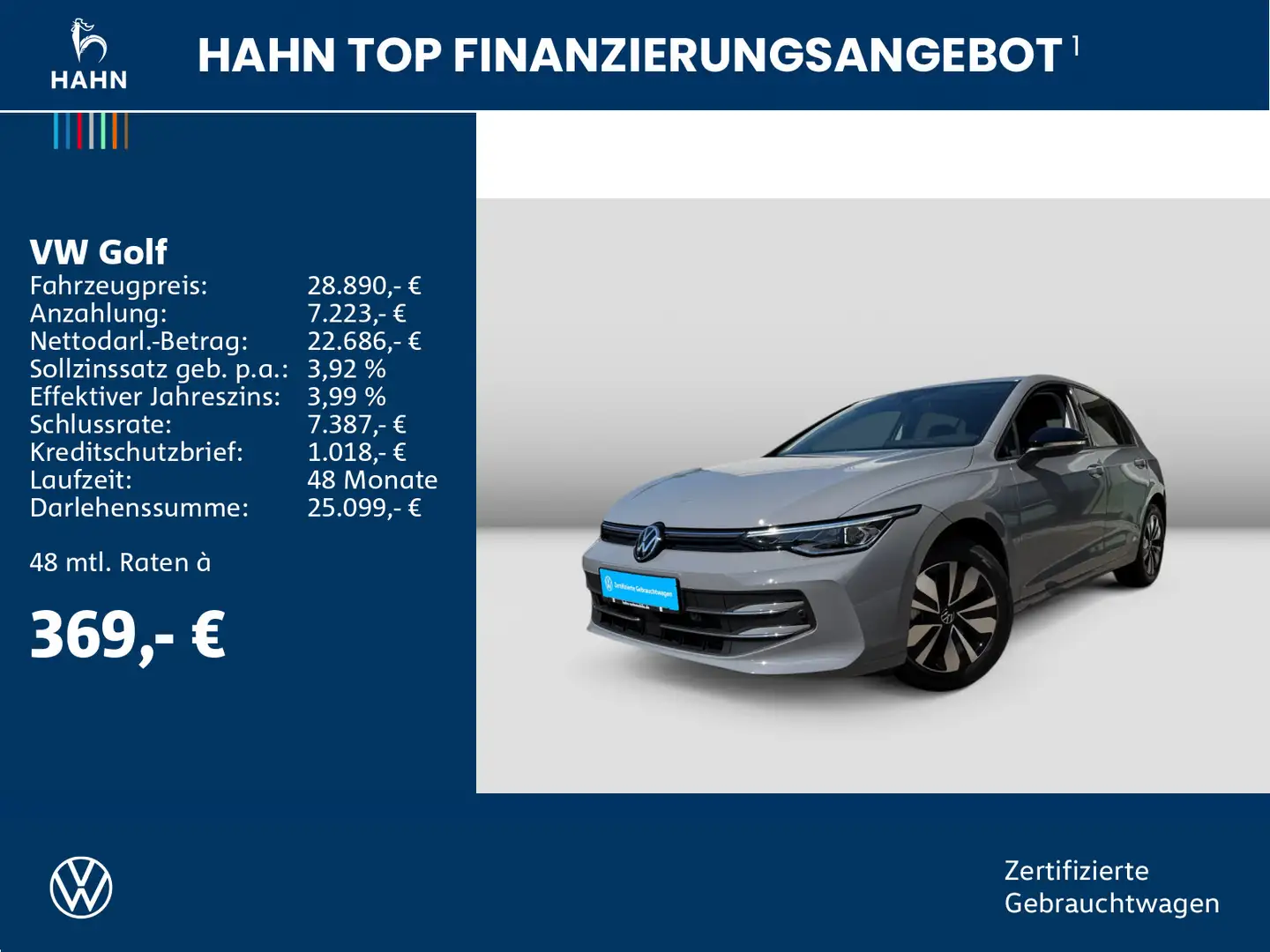 Volkswagen Golf VIII 1.5eTSI DSG Goal Navi Cam Matrix H&K Gris - 2