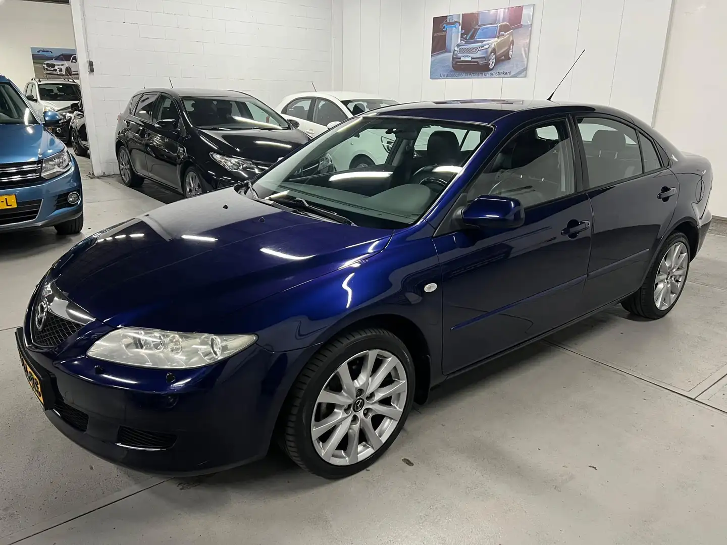 Mazda 6 Sport 2.0i Touring Automaat NAVIGATIE / VOL-LEDER Bleu - 2