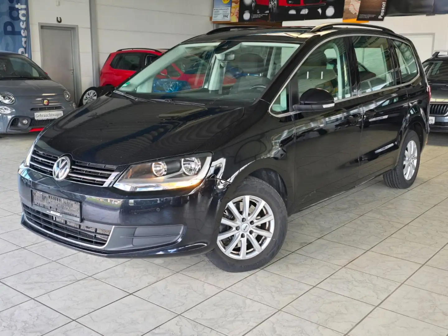 Volkswagen Sharan Comfortline BMT DSG 4Motion AHK NAVI ACC Noir - 1