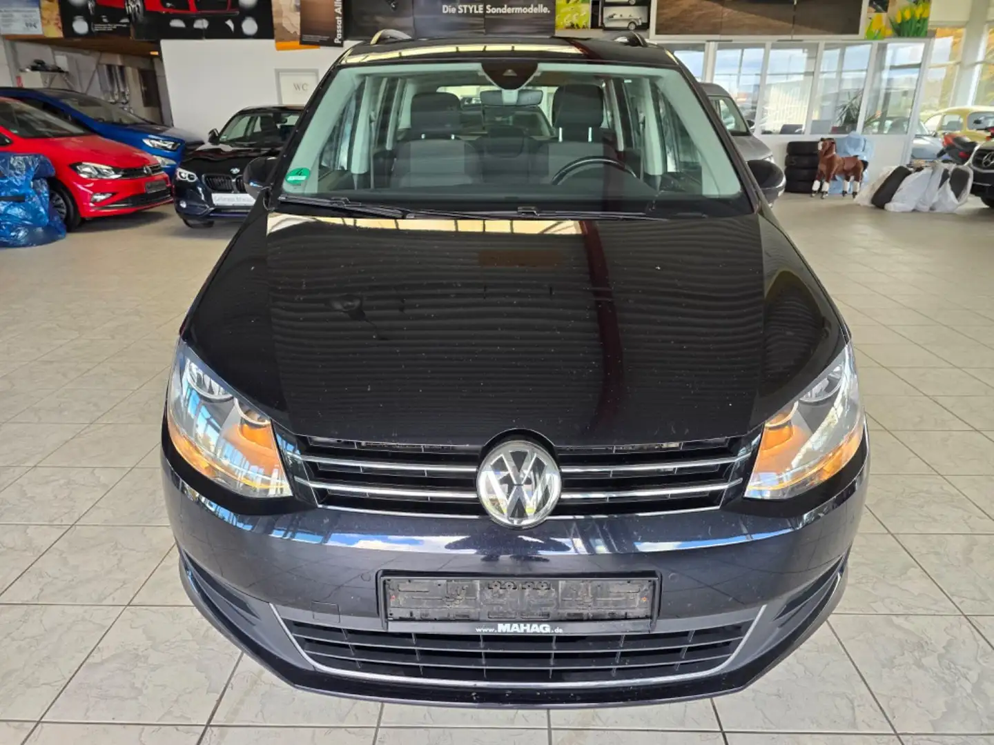 Volkswagen Sharan Comfortline BMT DSG 4Motion AHK NAVI ACC Noir - 2