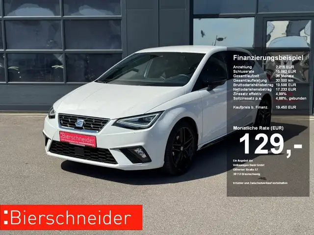 SEAT Ibiza 1.5 TSI DSG FR Black 18 LED NAVI PDC SHZ GRA