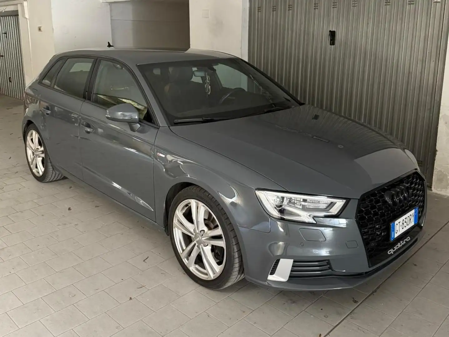 Audi A3 A3 Sportback 2.0 tdi SPORT quattro S LINE INTERNO Grigio - 2