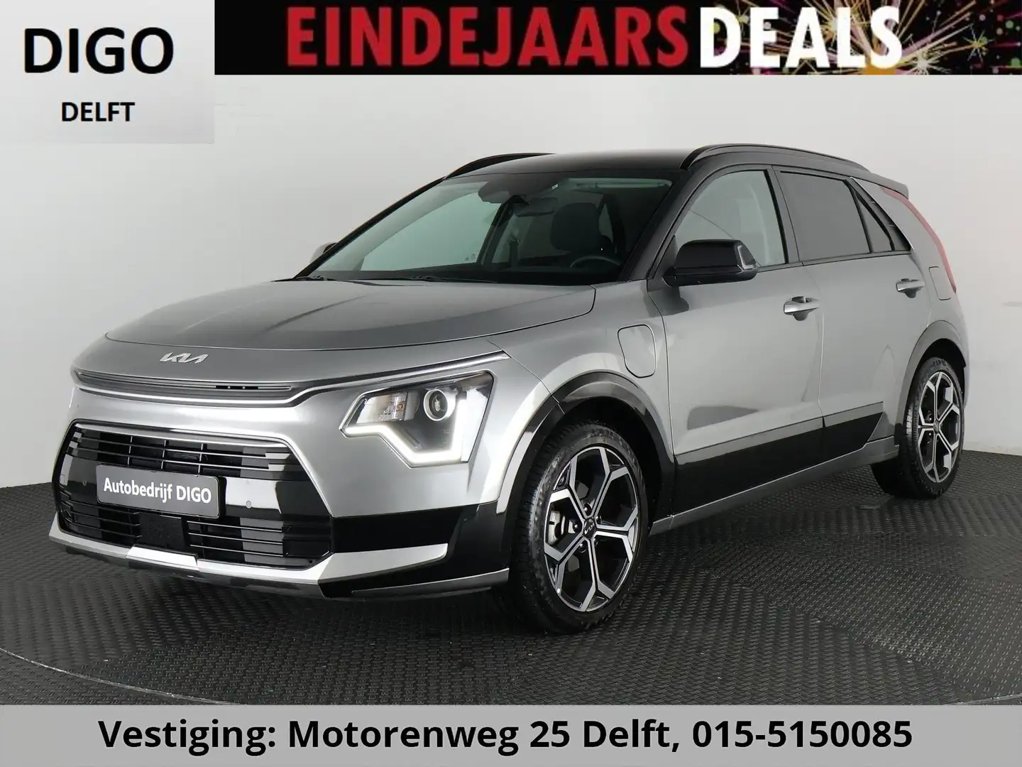 Kia Niro 1.6 PHEV DYNAMIC-SPORTS 183 PK GARANTIE TOT 5-2033 Gris - 1