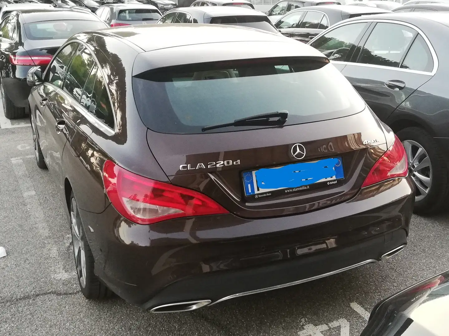 Mercedes-Benz CLA 220 CLA 220D 4 MATIC SHOOTING BRAKE CAMBIO AUTOMATICA Marrone - 2