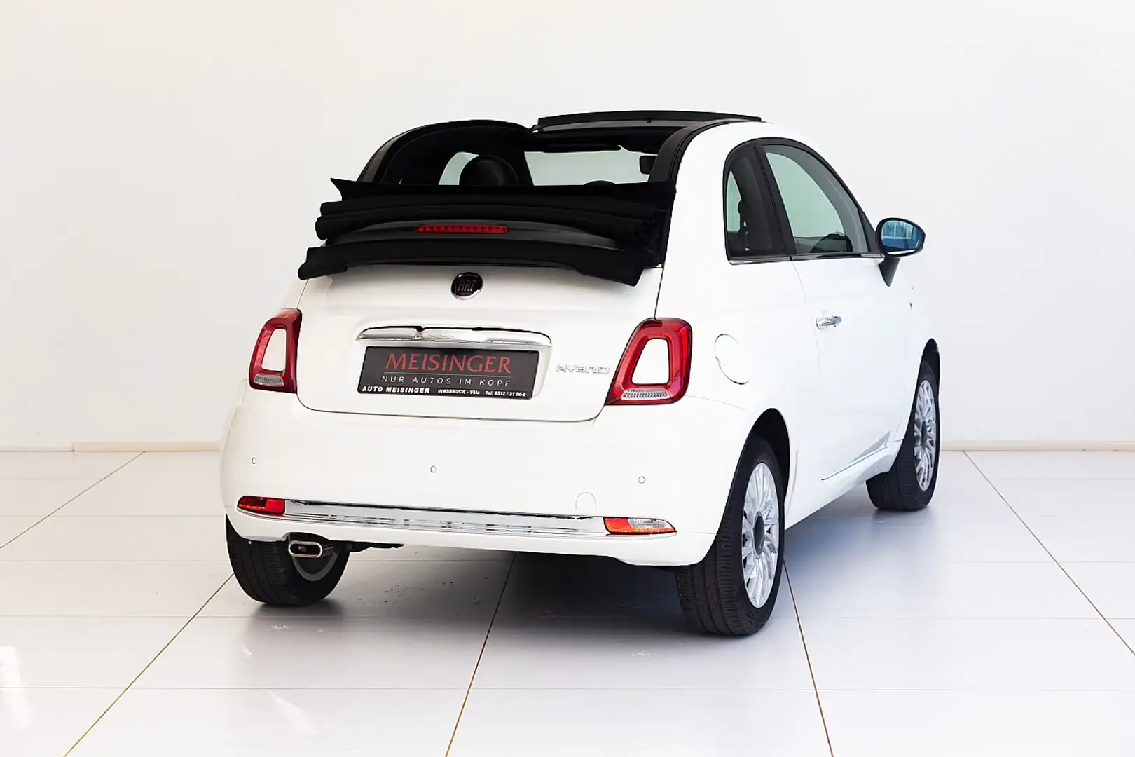 Fiat 500C FireFly Hybrid 70 Dolcevita Weiß - 2