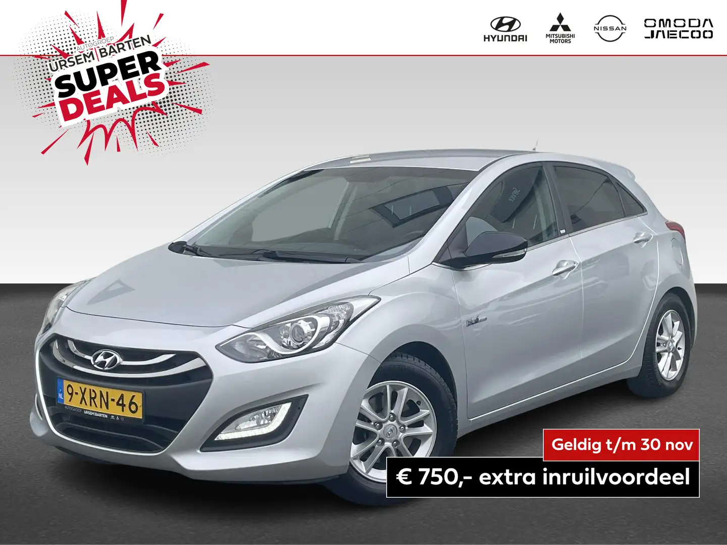 Hyundai i30 1.6 GDI Go! | Navigatie | Cruise control | Camera Zilver - 1