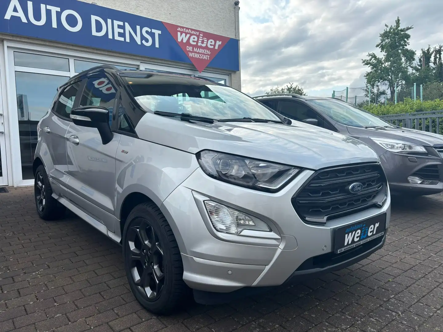 Ford EcoSport ST-Line*KAM*NAV*DachSchwarz*CARPLAY*Wi.-Pk.*uvm Silber - 1