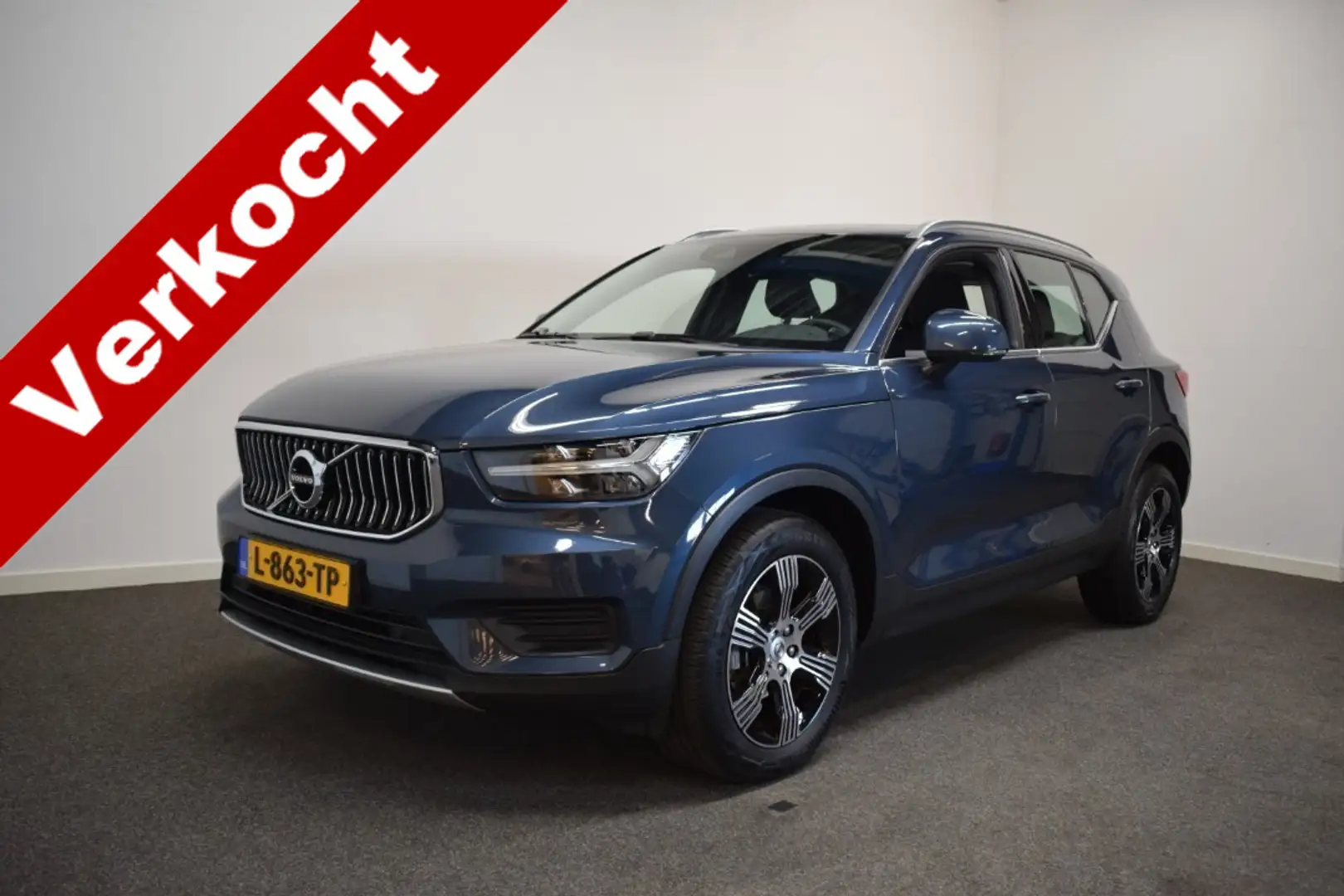 Volvo XC40 T3 163pk AUT8 Inscription Trekhaak 1600kg/ Leer/ S Bleu - 1
