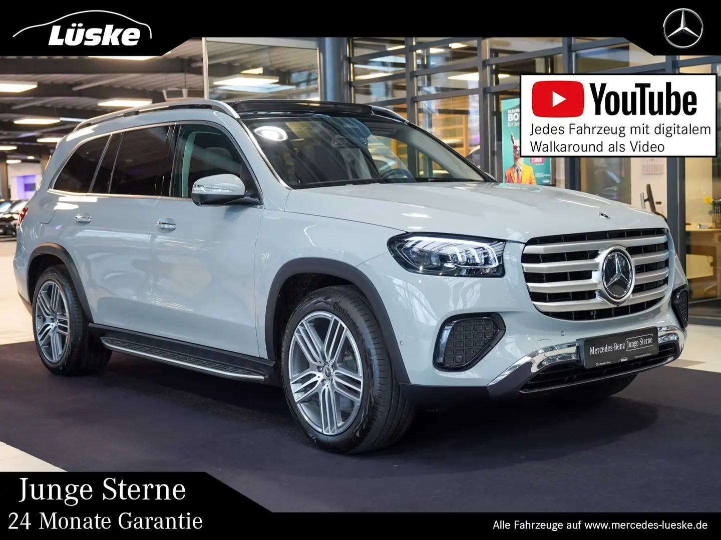 Mercedes-Benz GLS 350 GLS 350 d 4M alpingrau 21" AHK Pano Fahrassisten Gris - 1