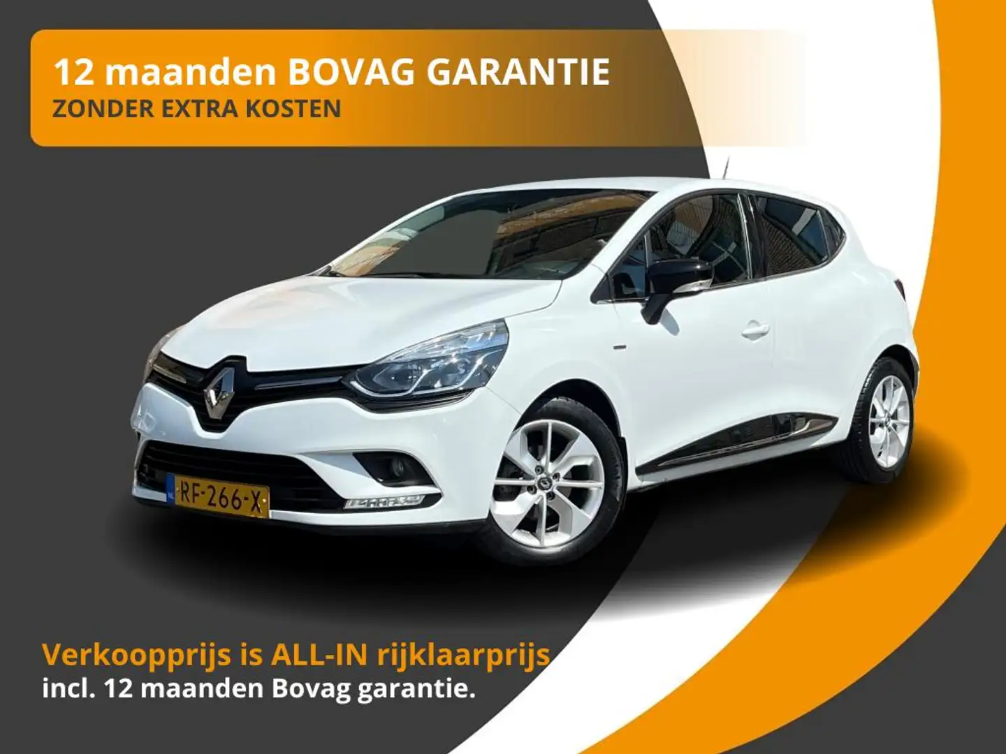 Renault Clio TCe 90 LIMITED NAVI/CRUISE/PDC/LMV/NL-AUTO /1e EIG Wit - 1