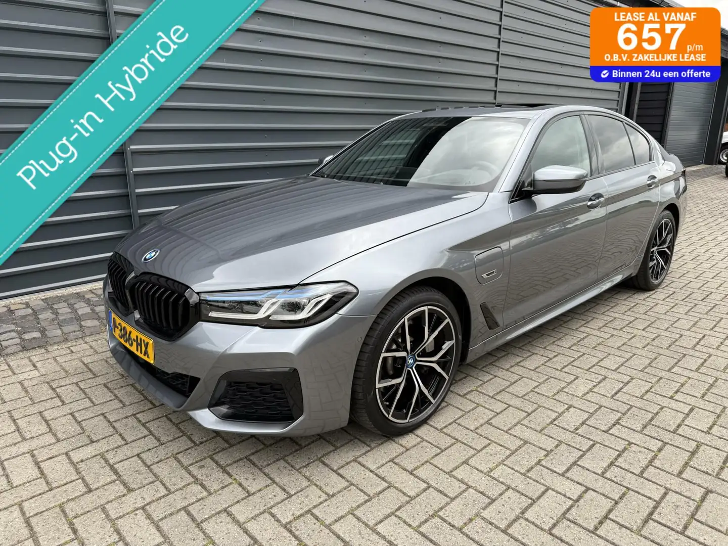 BMW 530 5-serie 530e Bns Ed. Plus M-Sport Laser Pano 360 C Grijs - 1