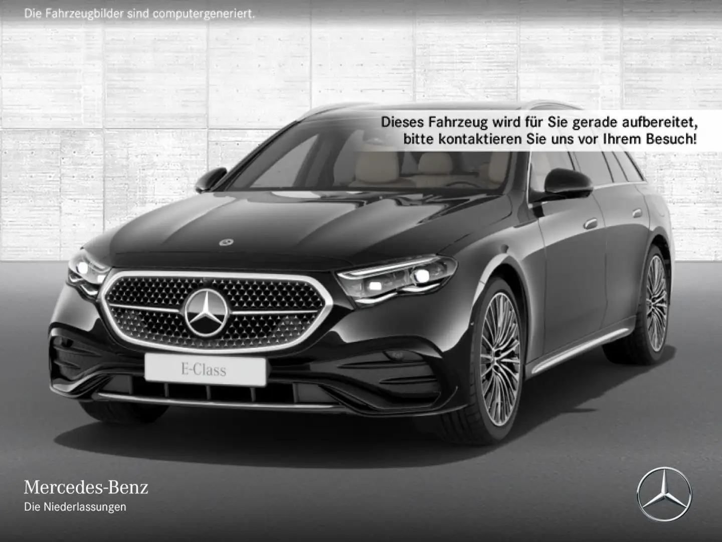 Mercedes-Benz E 300 e T AMG Exkl-Paket Fahrass Pano Burmester 9G Schwarz - 2