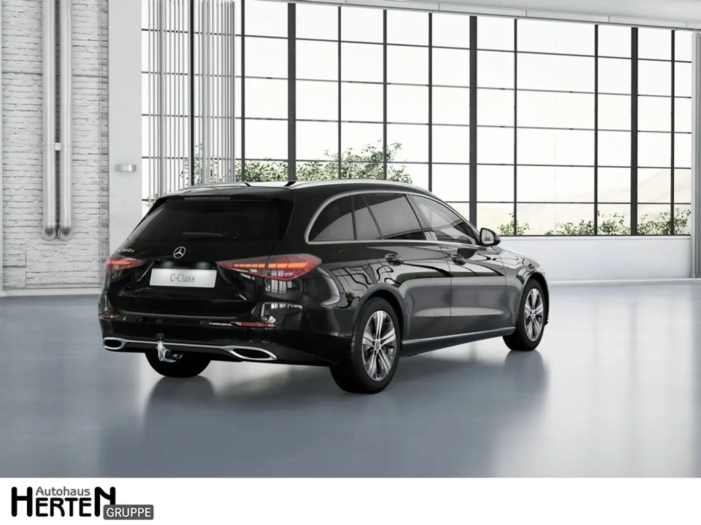 Mercedes-Benz C 300 T e+AVANTGARDE+AHK+LED+MEMORY+AMBIENTE+SHZ Schwarz - 2