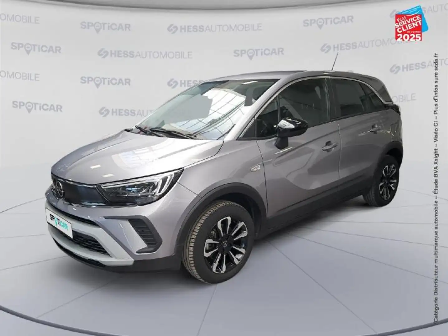 Opel Crossland 1.2 Turbo 110ch Elegance Business Grau - 1
