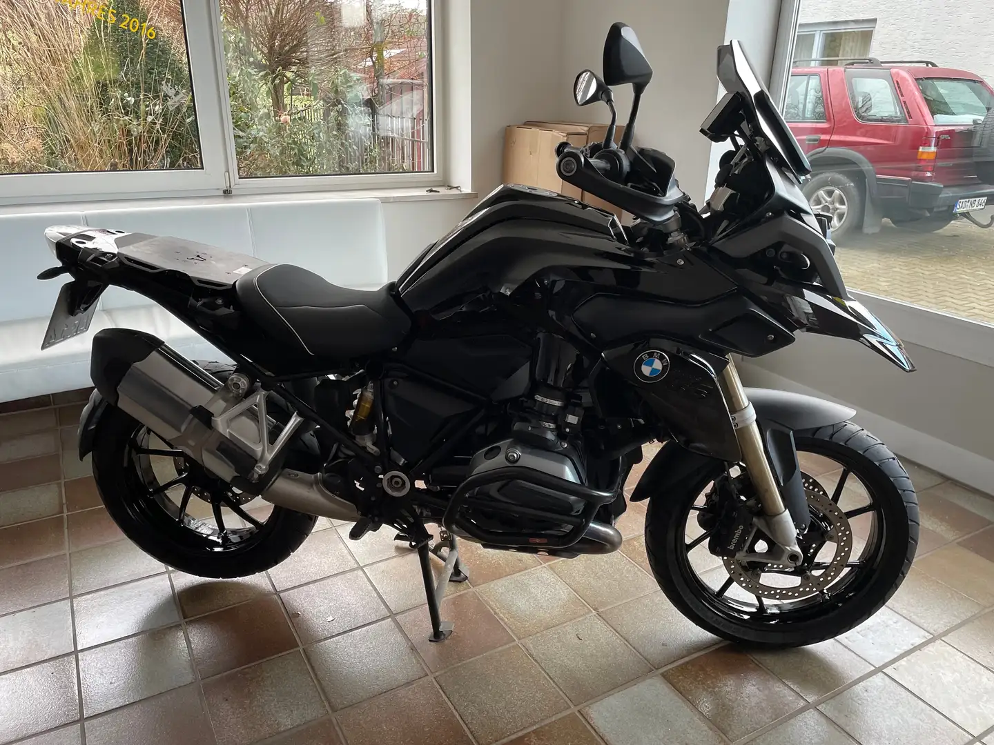 BMW R 1200 GS LC Werkstieferlegung Vario-Koffer ESA LED Fekete - 1