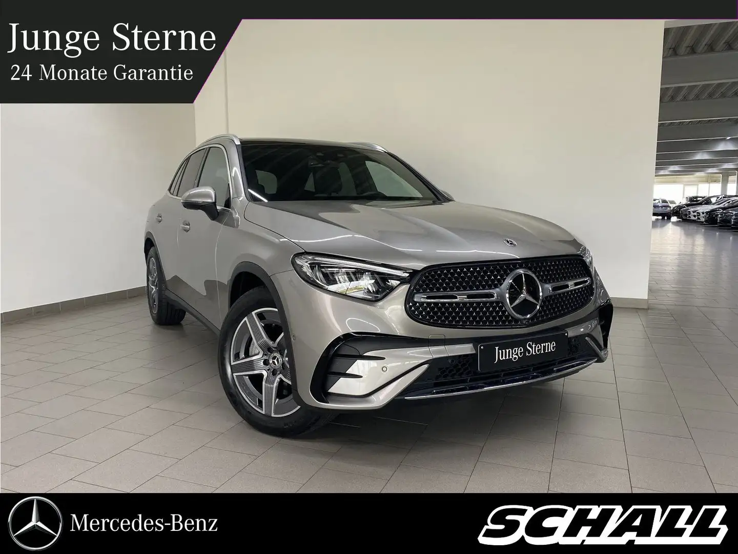 Mercedes-Benz GLC 300 4M AMG+LED+DIST+AHK+360°+EASY-PACK+NAVI Silber - 1