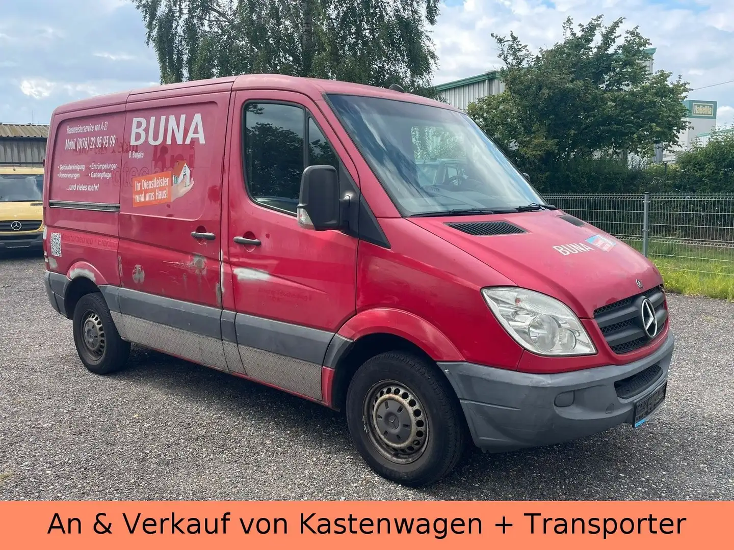 Mercedes-Benz Sprinter II Kasten 210 CDI - TÜV - 2.HAND Rot - 2
