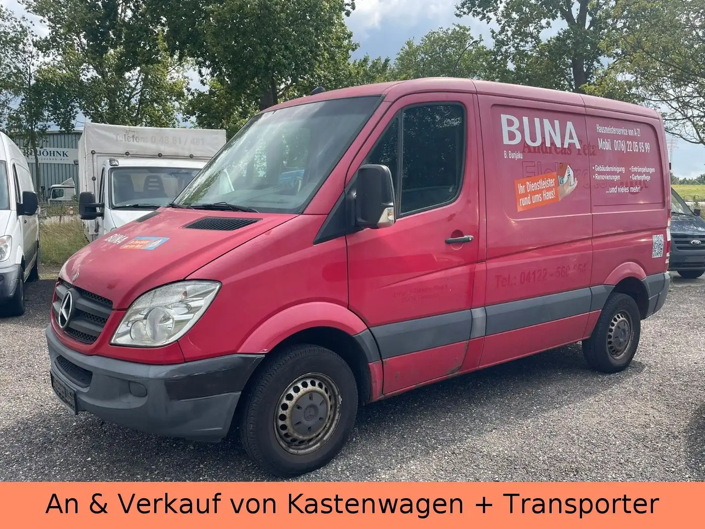 Mercedes-Benz Sprinter II Kasten 210 CDI - TÜV - 2.HAND Rot - 1