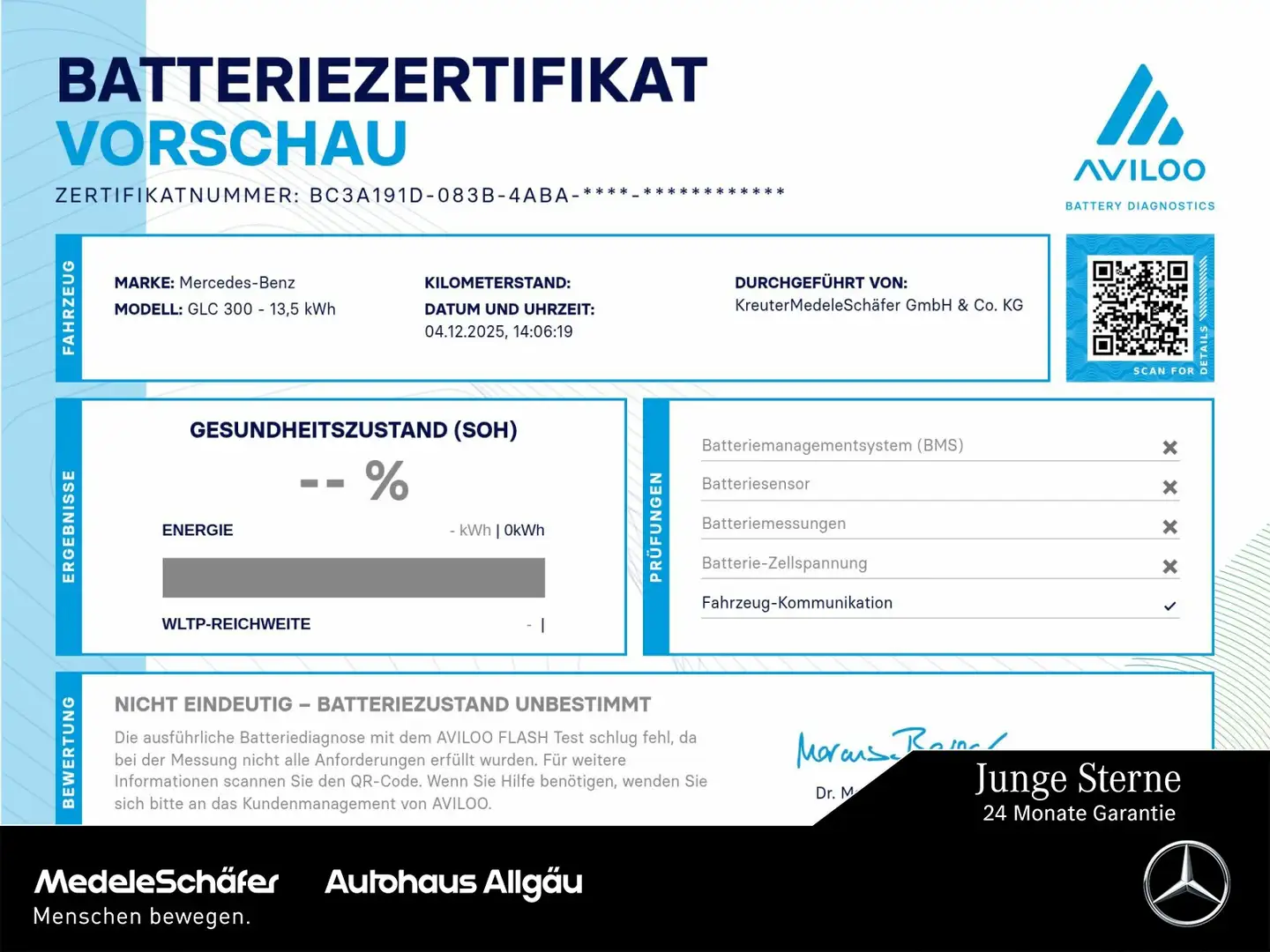 Mercedes-Benz GLC 300 GLC 300 e 4M AMG AirBody HuD AHK Distro AdSound Blau - 1