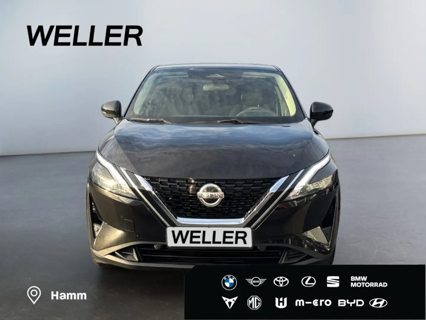 Nissan Qashqai 1.3 DIG-T MHEV Visia *LED*CarPlay*ACC*PDC* Schwarz - 2