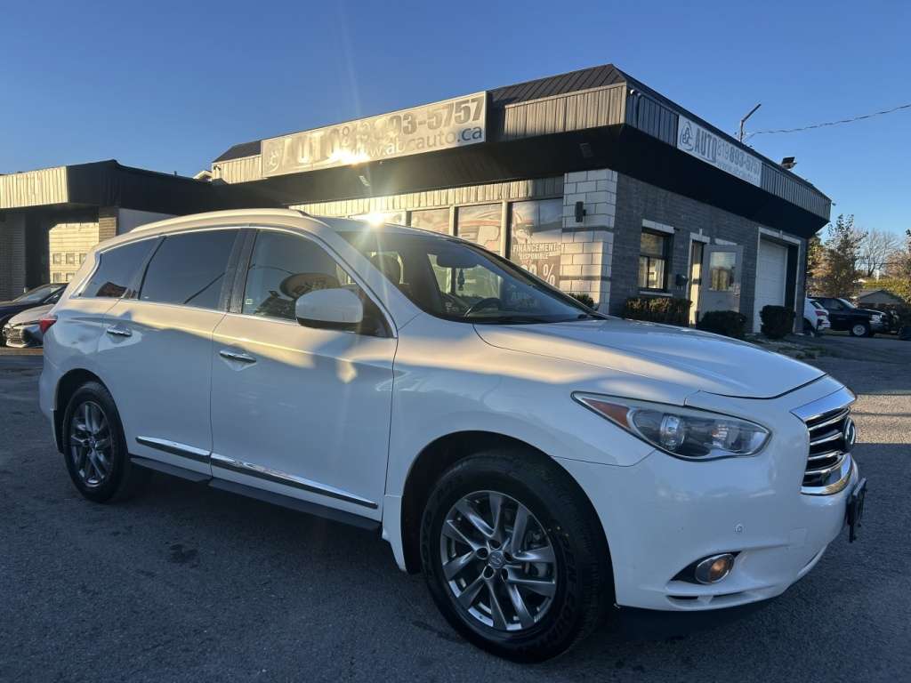 2013 Infiniti JX35 7 Psgrs Leather Navi Sunroof Heated Seats