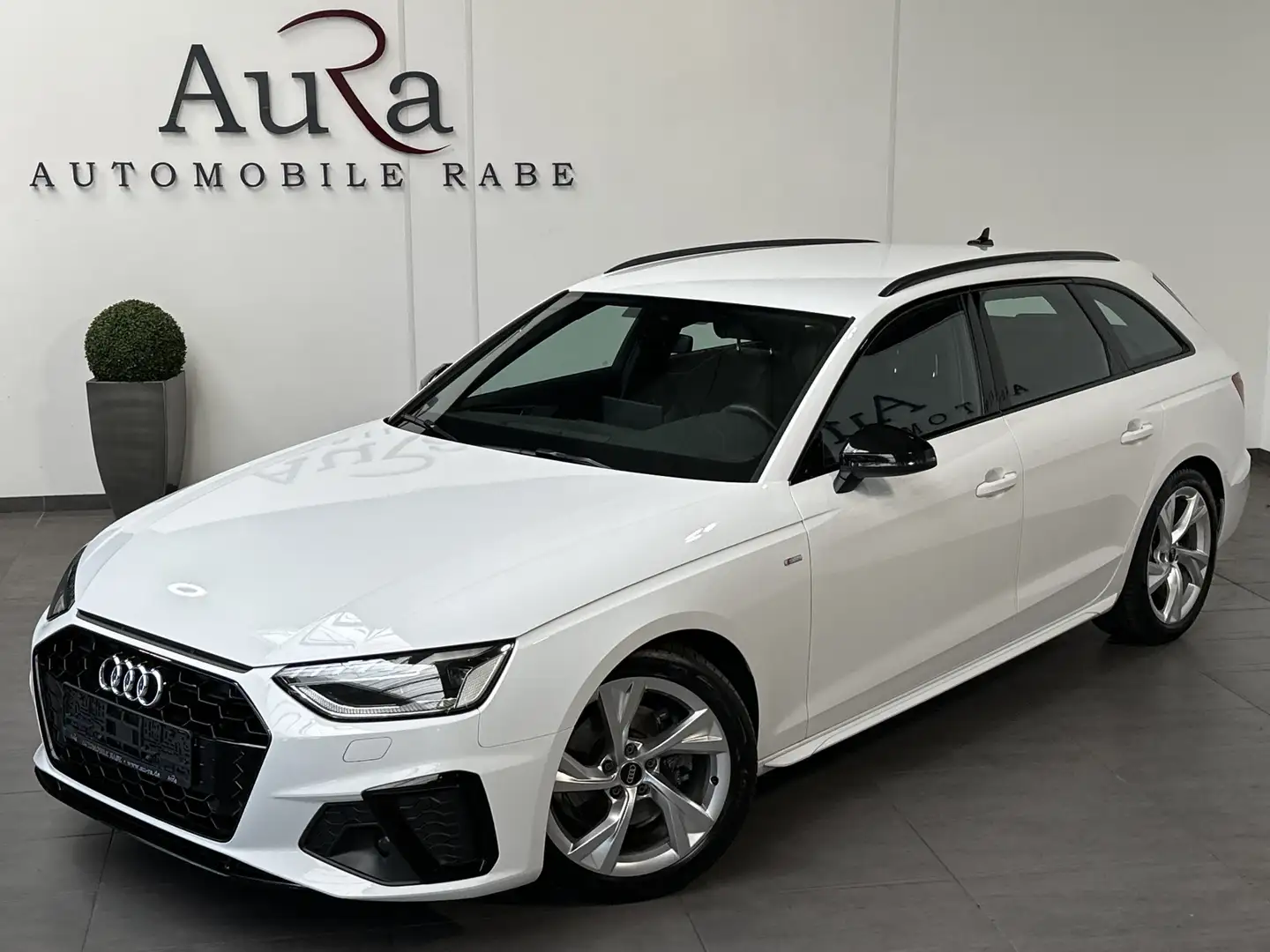 Audi A4 Avant 35 TDI S-Line Black NAV+LED+KAM+VC+18ZO Blanc - 2