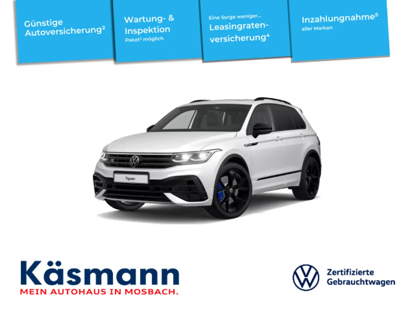 Volkswagen Tiguan R 4Motion R-PERFORMANCE PANO BLACKSTYLE Weiß - 1