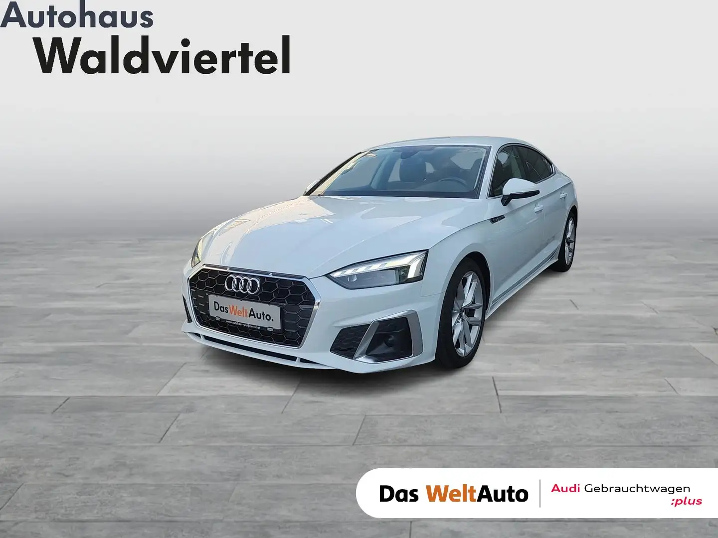 Audi A5 40 TDI S line Weiß - 1