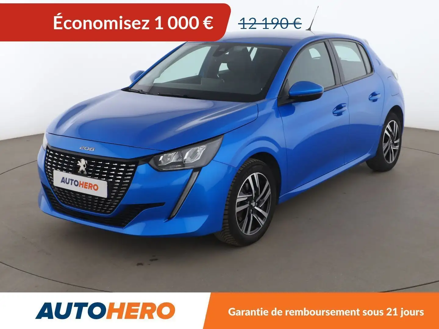 Peugeot 208 1.2 PureTech Allure Bleu - 1