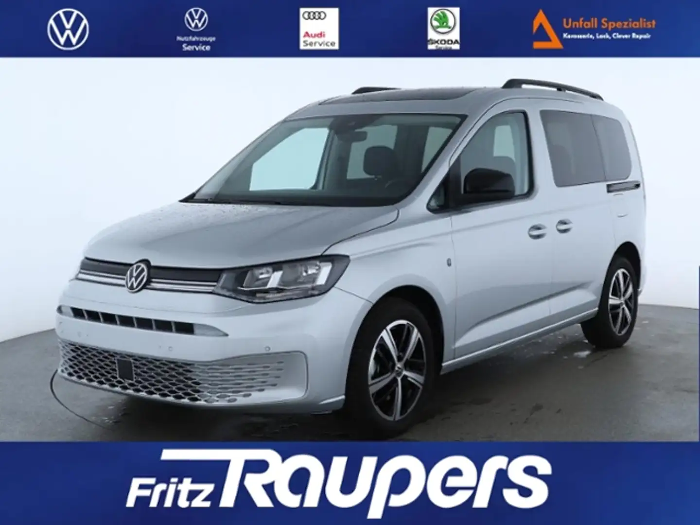 Volkswagen Caddy 1,5 TSI +DSG+ALLWETTER+NAVI+PANO Silber - 1