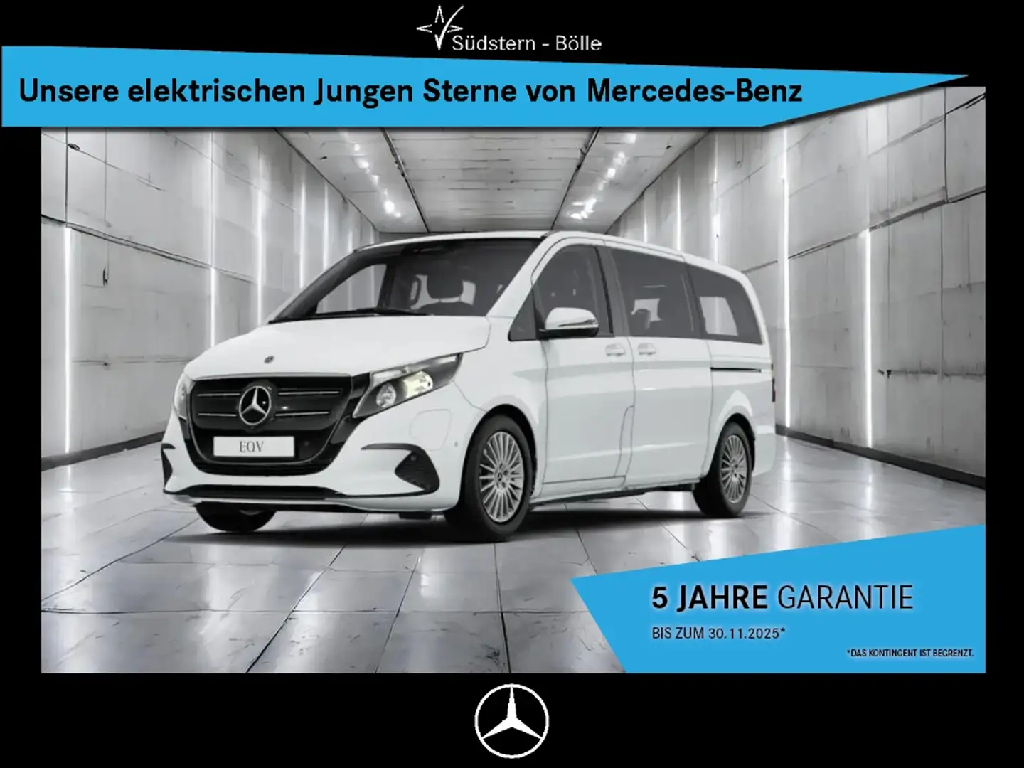 Mercedes-Benz EQV 300 Lang NAVI+SHZ+TOTWINKEL Weiß - 1