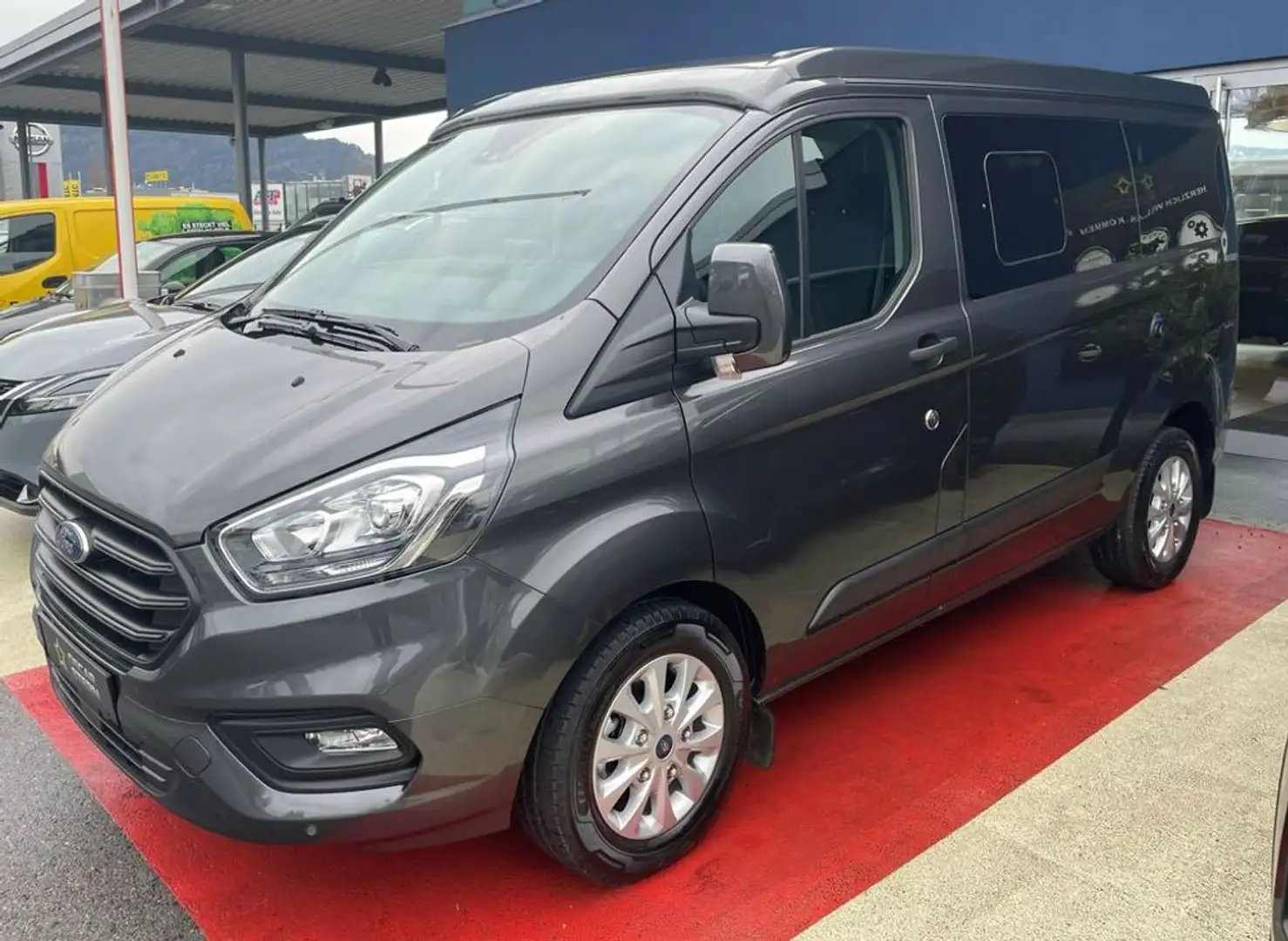 Ford Transit Custom Nugget HD 2,0d  L1H1 Aut. Camper! netto € 58.325,- Grau - 2