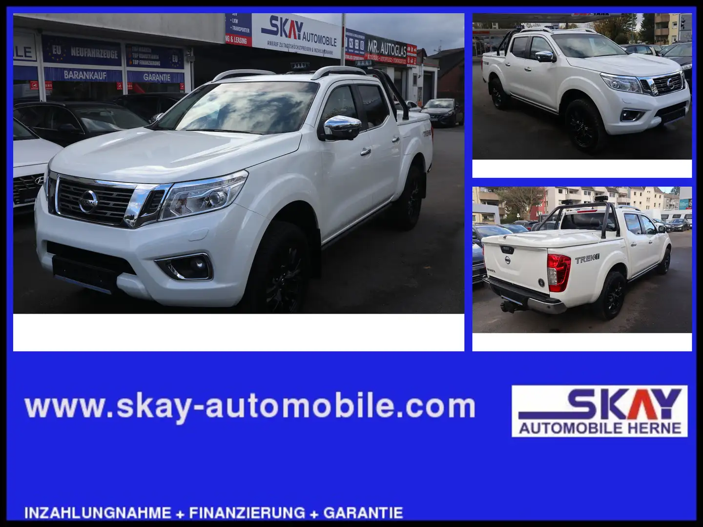 Nissan NP300 Tekna 4x4 Navi Tempo Scheckheft Wit - 1