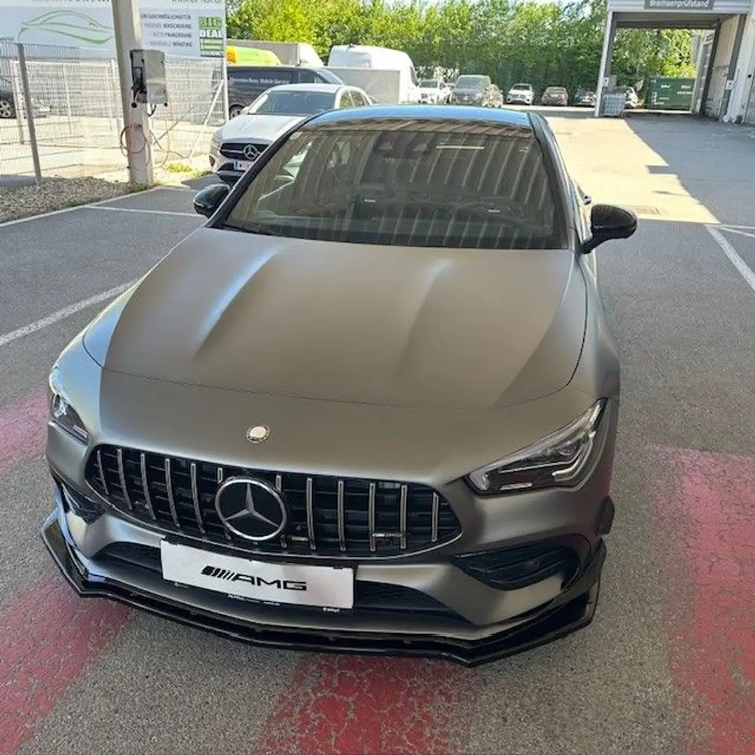 Mercedes-Benz CLA 35 AMG Coupe 4MATIC Sommerauto, wenig km Grau - 2