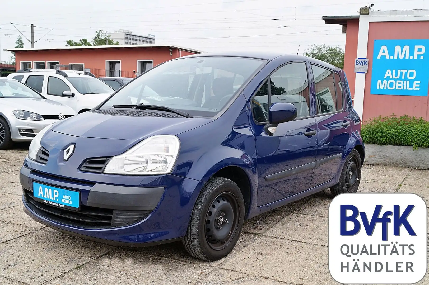 Renault Modus 1.2, TÜV-05.26, 1.HAND, Klima, S-Heft gepf Синій - 1