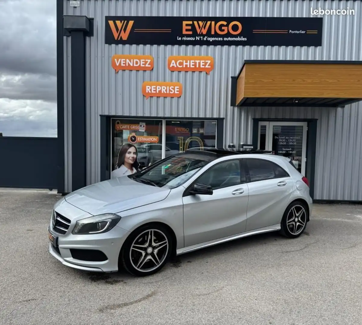 Mercedes-Benz A 250 Mercedes 2.0 250 210ch FASCINATION BVA 7G-DCT Gris - 1