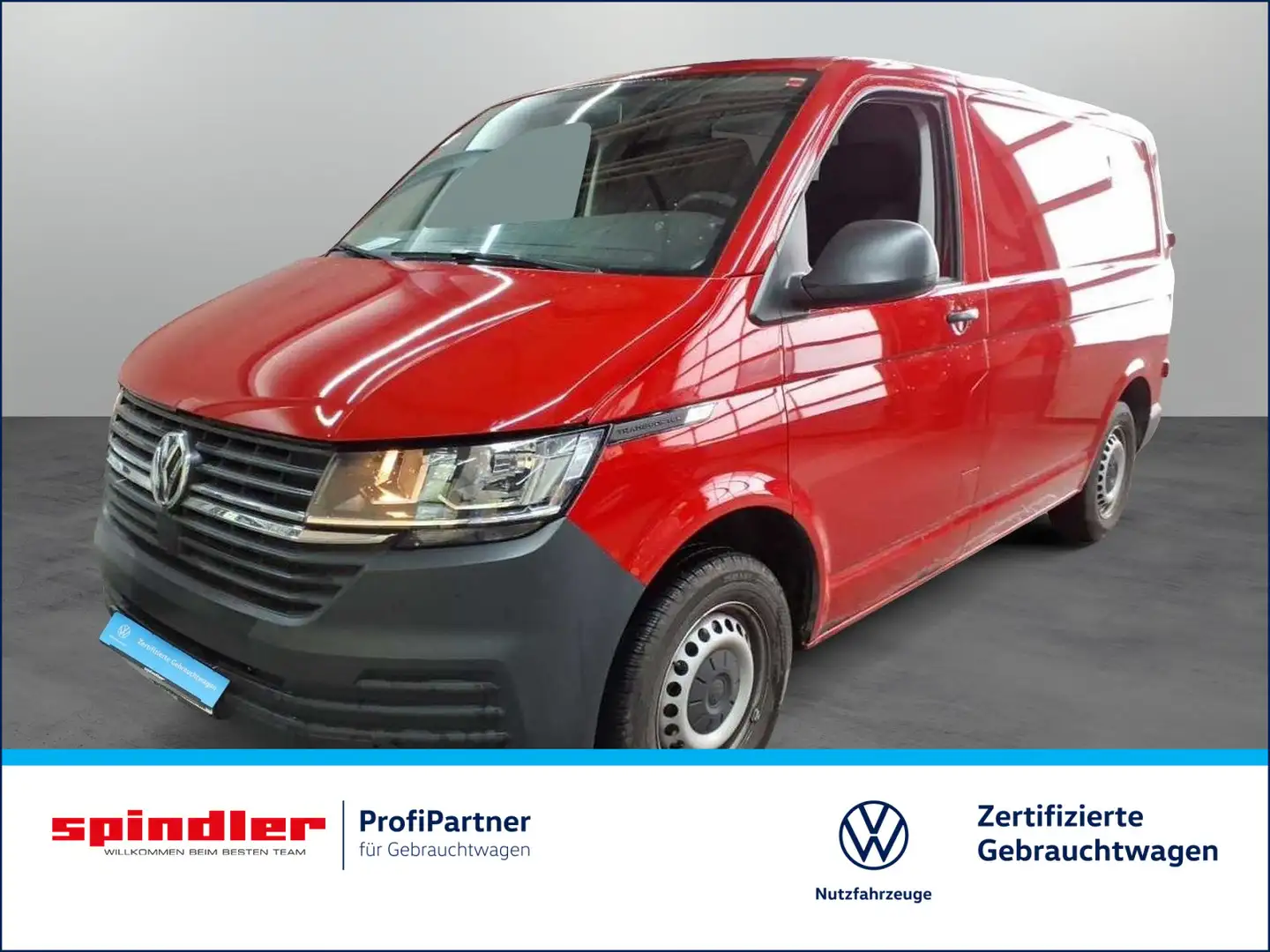 Volkswagen T6.1 Transporter / Sortimo, Heckflügeltüren, DAB Rot - 1