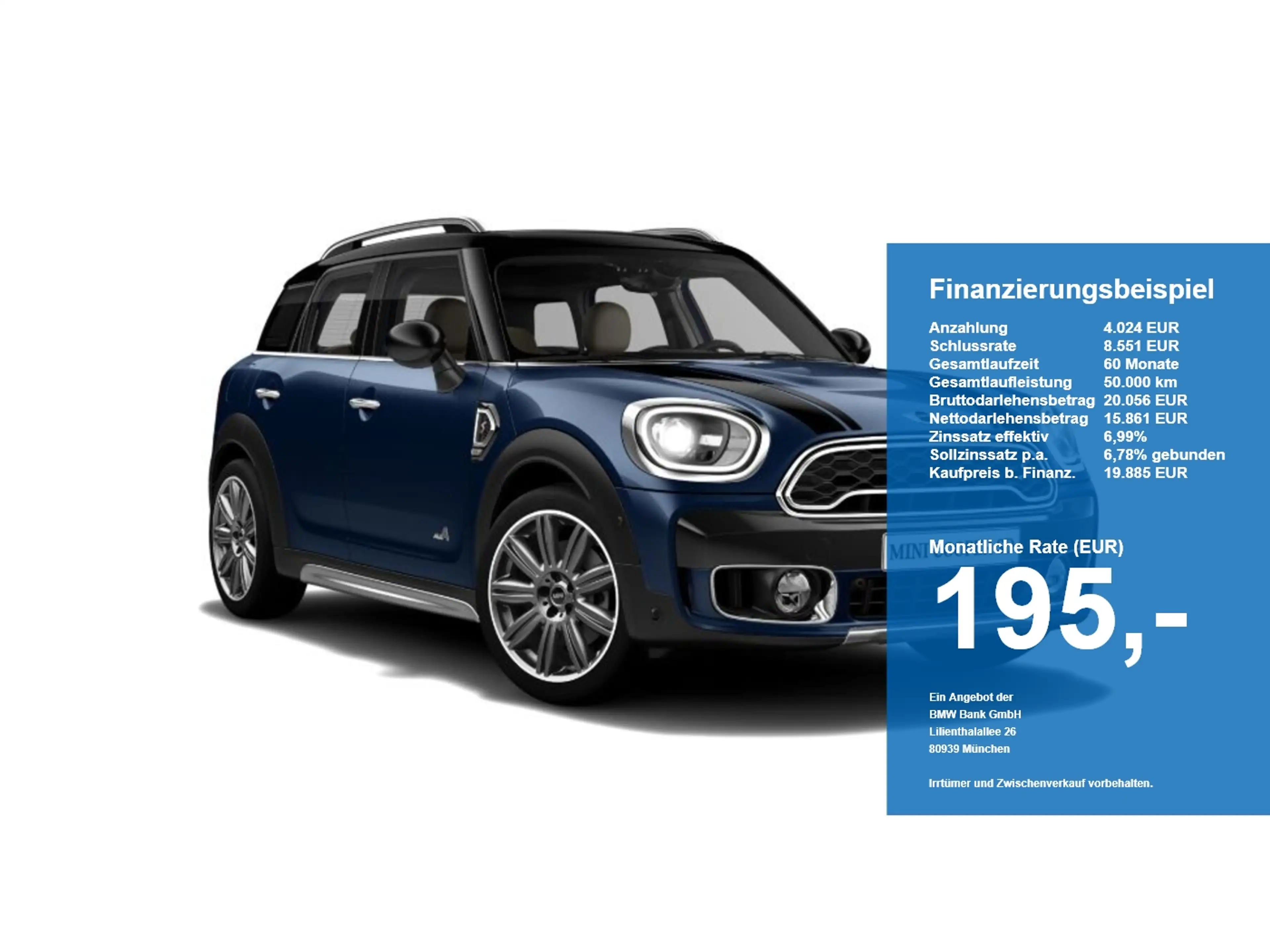 MINI Cooper SD Countryman ALL4 LED H&K NaviPro RFK