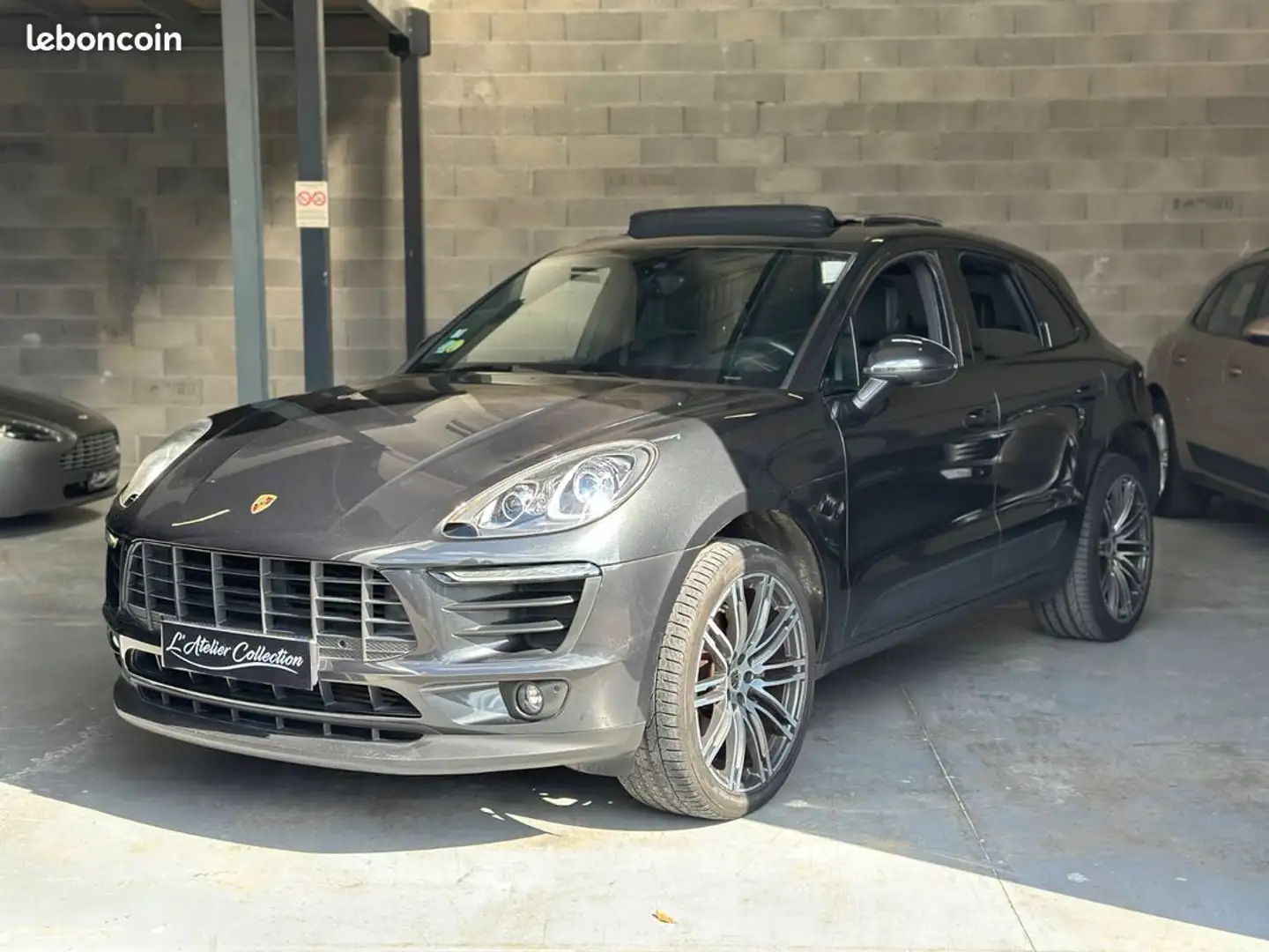 Porsche Macan S Diesel PDK 3.0 V6 258 CH -TO OUVRANT JANTES TURB Gris - 2