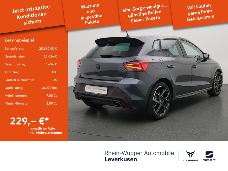 SEAT Ibiza FR Black Edition LED KAM KEYLESS ACC — photo 2