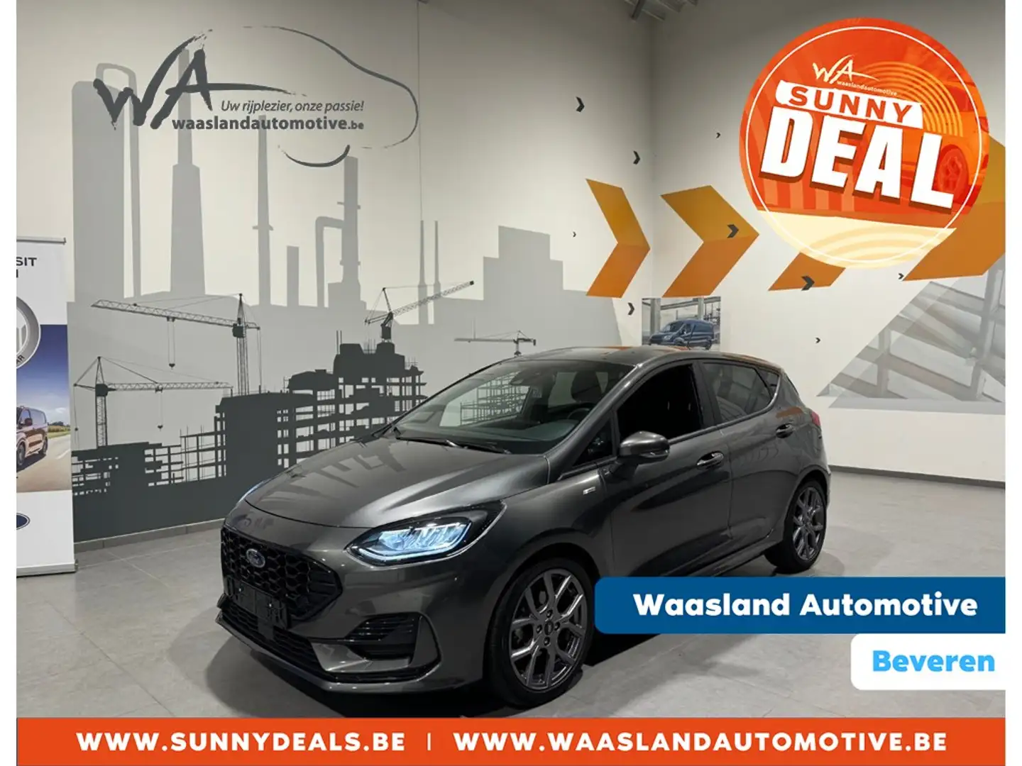 Ford Fiesta ST-Line 1.0i Ecoboost 125pk - Demowagen Grigio - 1