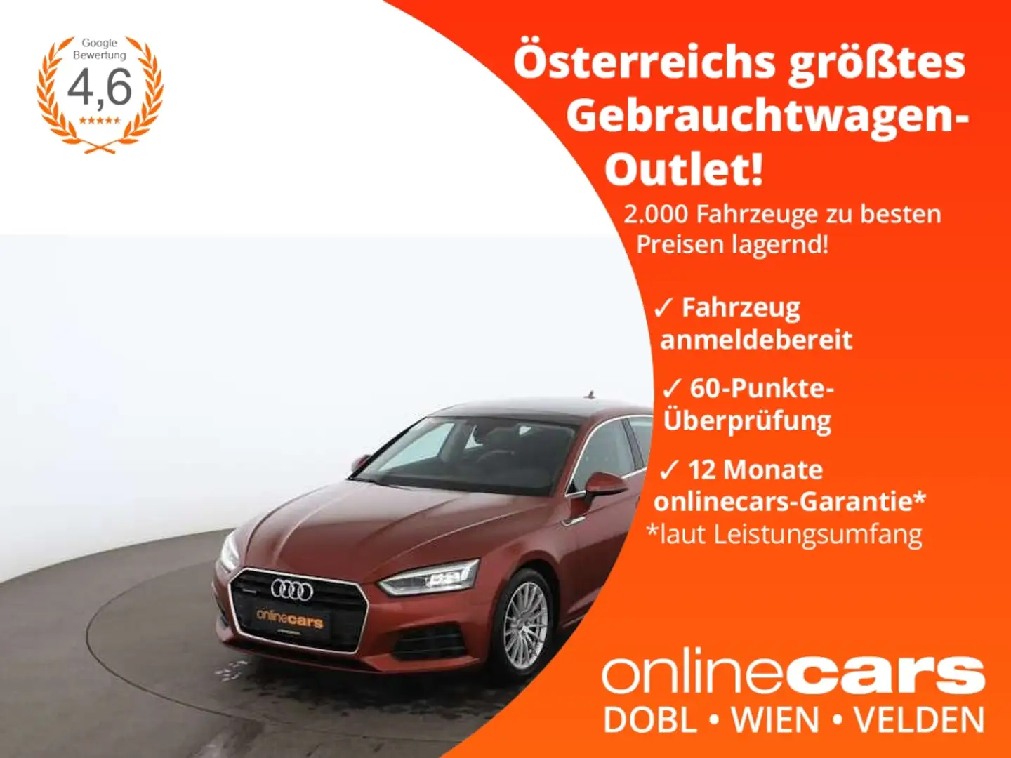 Audi A5 SB 40 TDI quattro Aut LED AHK SKY SITZHZG PDC Roşu - 1