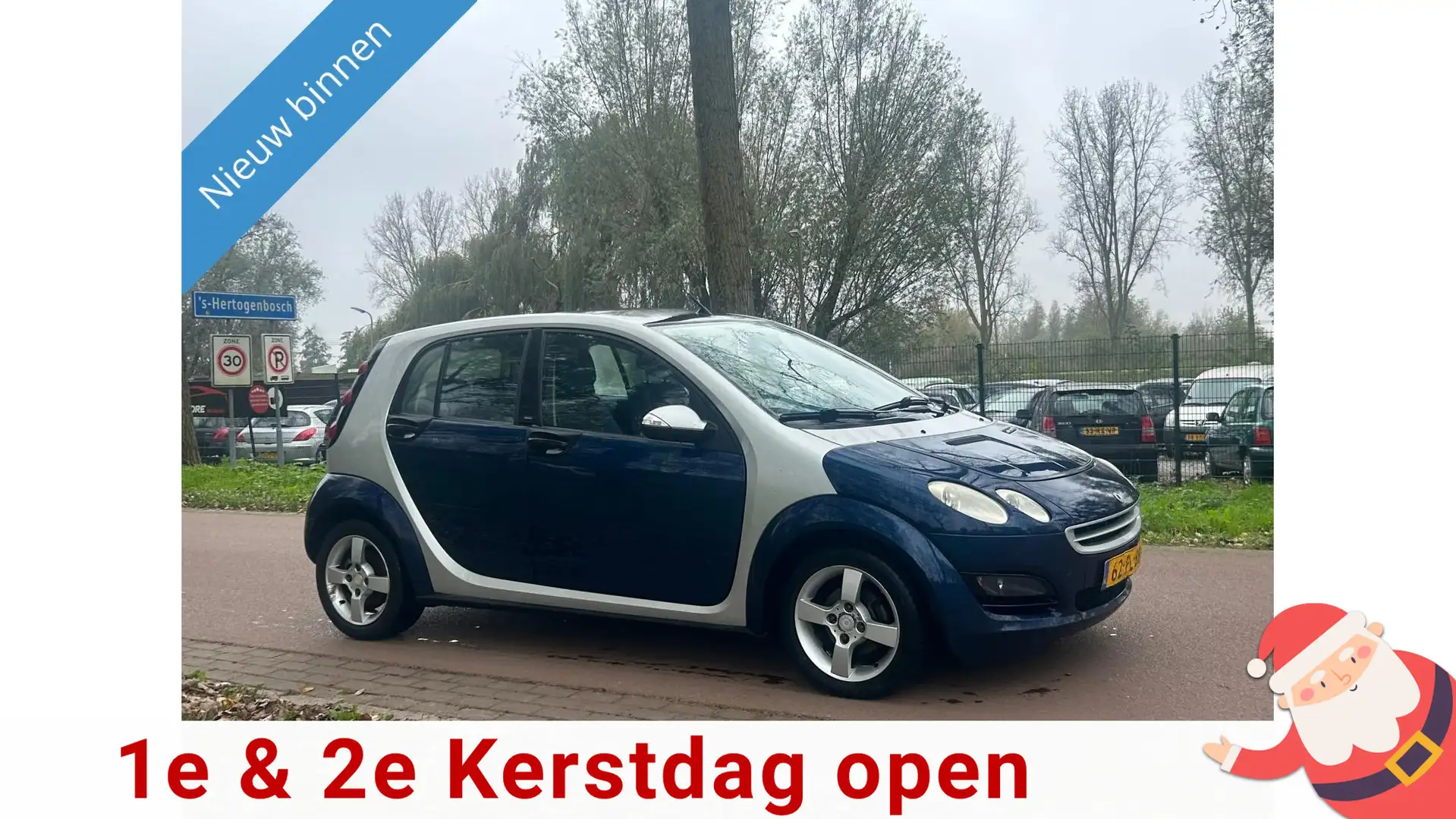 smart forFour 1.3 passion AIRCO!PANO!KOOPJE! Grijs - 1