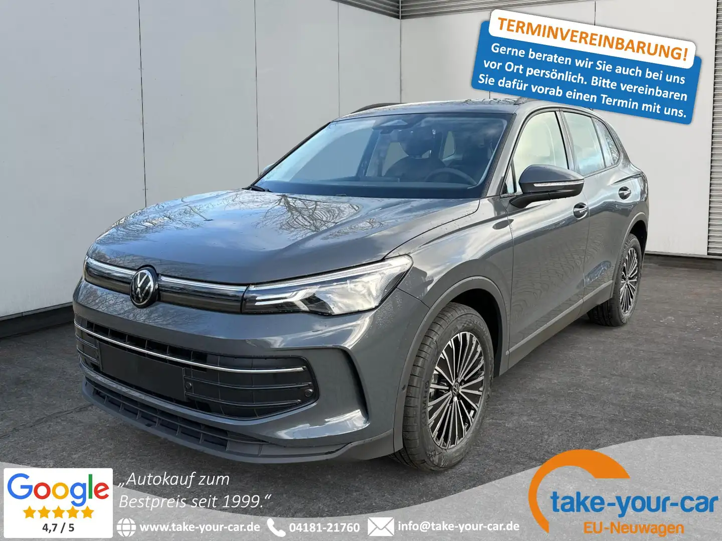Volkswagen Tiguan Business DSG+NAVI+KAMERA+ACC+SHZ+LED+18'' ALU 2... Szürke - 1